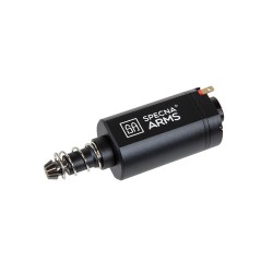 Specna Arms Dark Matter Brushless Motor (Long; 27K), Motors are the drivetrain of your airsoft electric gun - when you pull the trigger, your battery sends the current to your motor, which spools up and cycles the gears to fire